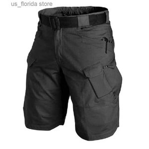 Herren-Shorts, urbane militärische taktische Shorts, Outdoor-Wandershorts, wasserdicht, verschleißfest, für die Jagd, Angeln, Cargo-Hosen, Shorts 2023, Y240320