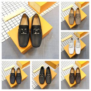 2024 Leather Mens Casual Shoes Luxury Brand Soft Men Designer Loafers Moccasins Breathable Slip on Male Boat Shoes Plus Size 38-46