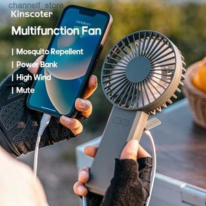 Electric Fans Portable Fan Mini Handheld USB Fan 4000MAh uppladdningsbar Ultra Quiet Fan Air Cooler Fan för Home Office Desktop Outdoor Campingy240320