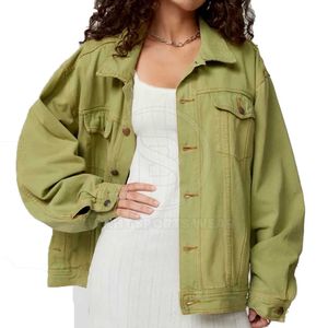 最新のデザインリーズナブルな価格若者は、女性用ジーンズジャケットを着る女性用ジーンズジャケット