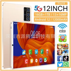 Other Electronics Cross Border Blockbuster Manufacturers Wholesale And Stock 10 Inch Tablets 14Pro1Gadd16G Wcdma Dual Card Standby 8 C Dhato