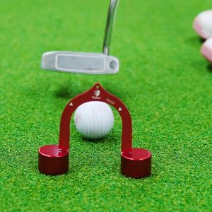 AIDS 3st Golf Sätt Gates Metal Putter Gates Golf Accessories Golf Training Equipment Putt Alignment Sports for Golf Practice