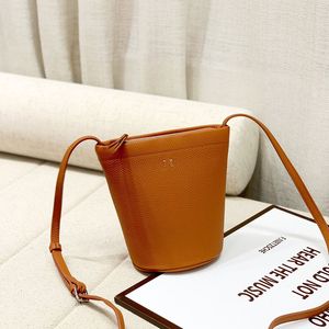Top Luxury Designer Bucket Bag Mini Leather Womens Underarm Shoulder Bags Zipper Sealed Crossbody Wallet Fashion Clutch Purse