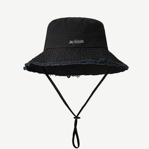 Jacquemes Hat Designer Bucket Hat for Luxury Mens Fashion Canvas Denim Beach Hat Casquette Bob Wide Brim Hat