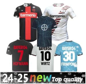 23 24 Bayer 04 Leverkusen Soccer Jerseys 2023 24 Home Away Third Demirbay Wirtz Bakker Bailey Home Ch Aranguiz Paulo Schick Football Shirt Kits88