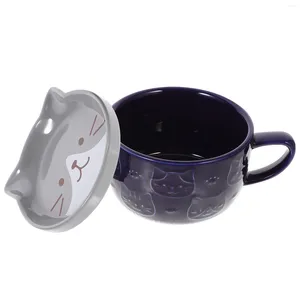 Mugs Japanese-style Ceramic Mug Lid Lovers The Gift Kawaii Espresso Cup Ceramics Milk