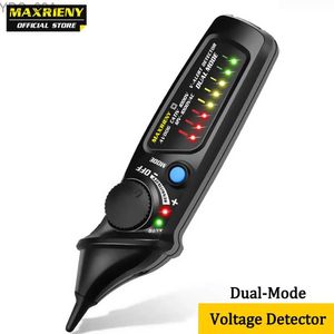 Current Meters MAXRIENY Non-Contact Voltage Detector Tester AVD06 Socket Wall Outlet Live Test Pen Indicator 12~1000V NCV Continuity Test meter 240320