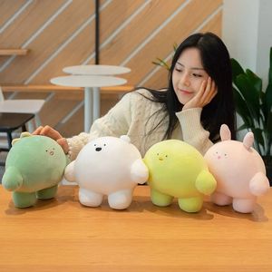 2024 New 23cm spot cute soft dumpling plush toy doll round dinosaur octopus dumpling pillow Children's Day gift Free UPS or DHL