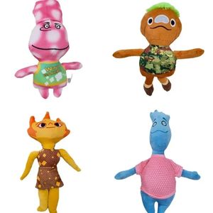 2024 Tillverkare Partihandel 30cm 4 stilar Crazy Element City Elemental Plush Toy Cartoon Genie Films som omger dockor Barngåvor