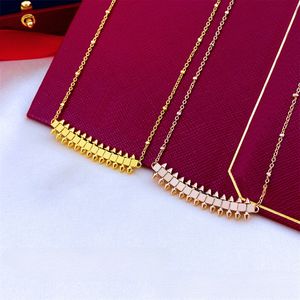 Designer Pendant Necklaces for Women Mens 18K Gold Plated Necklace Jewelry Gift