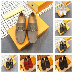 2024 Luxury Designer Fashion Crocodile Pattern Driving Shoes For Men Casual Loafers Business Formal Dress Footwear Zapatos Hombre