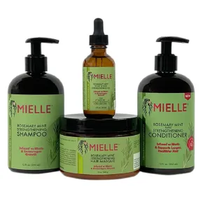 Behandlingar Mielle Organics Hair Serum Mask och Conditioner Schampo Reparera torrt och skadat hår lämpligt för torrt och delat hår 355 ml