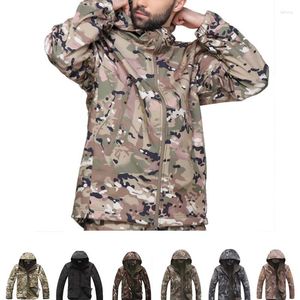 Hunting Jackets Tactical Softshell Jacket Shooting Waterpoof Thermal Clothing Camping Training Hiking Windproof Wear-resistance Coat