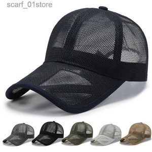 Boll Caps Mens Womens 2023 Summer All Net Baseball C Snabbt torrt kylning Solskydd Vandring Golf Running Justerbar mellanmål HAT GORRASC24319