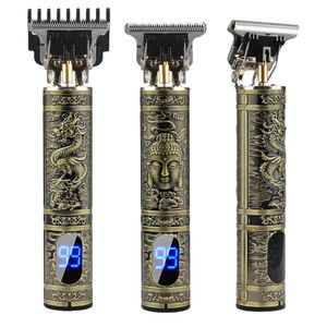 T9 Electric Hair Trimmer Hair Clipper LCD Display Barber Beard Hair Cutting Machine Shavers For Man