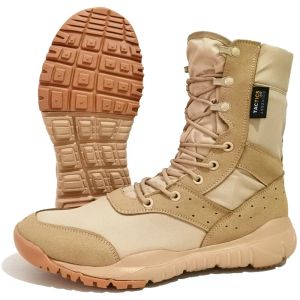 Stiefel hochwertige Spezialkräfte Taktische Stiefel Wüstenkampf Männer Stiefel Outdoor Wanderstiefel Leichte Militärstiefel groß Größe 49