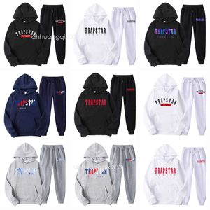 tracksuits mens tracksuit trend hooded 2 pieces set hoodie sweatshirt sweatpants sportwear jogging outfit trapstar man cloth