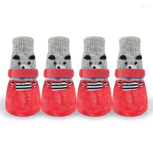 Dog Apparel Socks Waterproof Shoes Breathable For Doggy Cat Non-Slip Soles Adjustable Outdoor