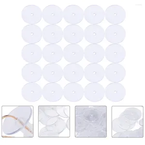 Gift Wrap 100pcs Practical Earring Safety Backs Plastic Back Stopper Pad