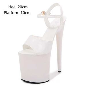 Dress Shoes Naked Color Party Women Sexy Show Sandals 15 17 20 CM High Heels Platform Girls Shoe Club Plus Size 43JIBP H240321