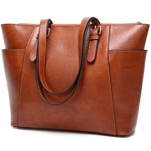 Högkvalitativ vintage axel Satchel Bag Kvinnväskor för kvinnor Messenger Bag Luxury Designer Handväskor SAC Bolsa Feminina 240309