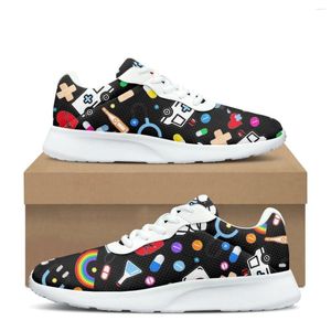 Scarpe casual Strumenti Stampa Sneaker da donna Resistente all'usura Accogliente Corsa all'aria aperta Scarpa da passeggio leggera e traspirante per adulti