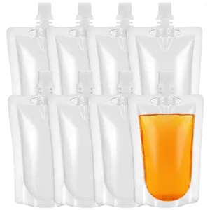 Take Out Containers 50 Pcs Water Flasks Glass Bottles Outdoor Concealable Beverage Clear Small Travel