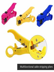 1pc Coaxial Cable Stripper MultiFunction Cutter Tool Rotary Coax Stripper for RG6 RG59 RG7 TV Satellite Crimping Pliers Tool bFAB5610380