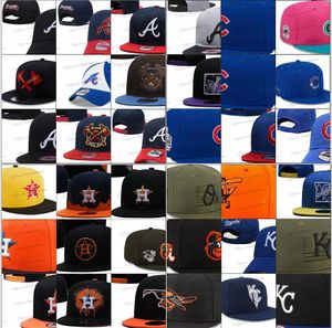 2024 Alle Teams Neuester Stil Herren Snapback Hut New York Caps Sport Baseball Verstellbare Hüte World Stitched Patched Chicago Street Cap Mix Color Series WS02-06