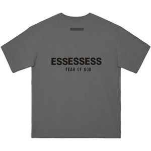 Designer de essea mass camiseta de verão moda simplesolida letra preta impressão tshirts casal top shirt shirt casual full women tees pólo essen tials tials tsshirt e