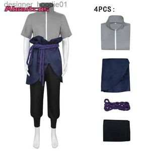 Cosplay trajes de anime sobre o rio interior sasuke rpg conjunto comédia halloween traje cômico setc24320