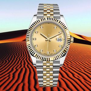 Moda luksusowe męskie zegarek 36 mm 41 mm mechaniczny ruch 28 mm 31 mm kwarc 2813 ruch 904L Sapphire lustro Wodoodporne światła dhgate Montre zegarki
