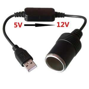 5v 2a usb para 12v tomada de isqueiro usb macho para fêmea adaptador de isqueiro conversor acessórios eletrônicos do carro