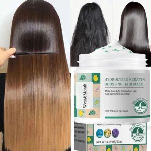 Tratamentos mágicos 8 segundos máscara de cabelo profissional creme de tratamento de queratina alisar suave reparação danificado frizz produto de cuidados com o cabelo