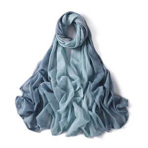 Женский летний кружевной дышащий полый микроэластичный волнистый градиент цвета с ручной росписью, легкий марлевый платок Clo 240314