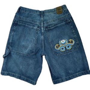 Męskie dżinsy Jnco Y2K streetwear Hip Hop Boks Bokser