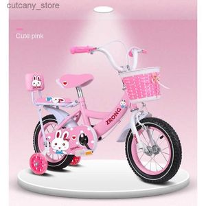 Bikes Ride-Ons Cycling City Childrens High Carbon Steel Cycling Bicycs with Auxiliary Wheels 3-6-10 Years Old New Hot Sa 2023 DropShipping L240319