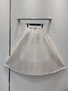 Lingge polka dot kaleidoscope series versatile half skirt