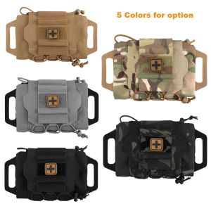 Bolsas Bolsa Tática Militares Militares Primeiraid Kits Medical Bag Rapid Deployment Molle bolsa sobrevivência ao ar livre de caça ao ar livre Kit Medical Kit