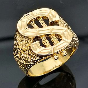 Jewelry Plated Men's Aggressive Hip-hop Creative Dollars Car Flower Ring