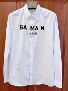 Tasarımcı Elbise Gömlek Uzun Kollu Gömlek Erkek Günlük Taşımacılık Gömlekleri Moda Günlük Gömlek Boyut M-3XL
