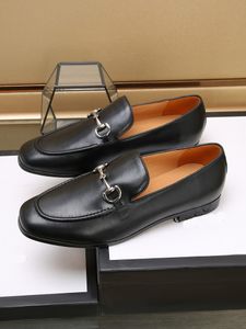Lyxiga varumärken Mens Oxfords klär alla ko läderföretag formella svarta eleganta bekväma skor storlek 38-45