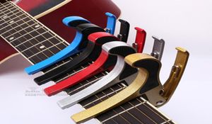 Tune Quick Change Trigger Folk Acoustic Capos Electric Guitar Banjo Trigger Capo Key Clamp4689269