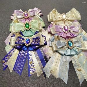 Fliegen Original Devise Kristall Krawatte Brosche Mode frauen Koreanische Anzug Hemd Zubehör Schmetterling Pins Luxus Handgemachte Schmuck Geschenk