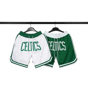 the Correct Version of Just Don Celtics Shorts with Double Mesh Street Sports American Basketball