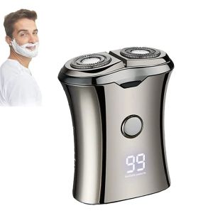 BLADE Electric Shaver Intelligent Digital Display varaktiga USB -uppladdningsbar rakapparat bärbar rese manlig barberare rakknivmaskin