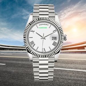 Lüks Kadın İzle Gül Altın Montre Femme Mens 40mm 36mm Otomatik Paslanmaz Çelik 904L 2813 Hareket Mekanik Su Geçirmez Aydınlık Bilek Kafyaları