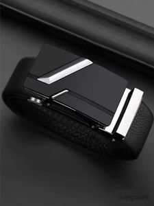 Belts Famous mens belt high-quality luxury leather belt mens belt alloy auatic buckle