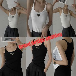 Luxury Designer Tank Top Women Female Knitted Designer Vest Sexy Embroidery Vest Ventilation Woven Top