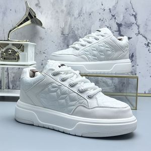 Dress British Style Wedding Party Business Shoe Spring Autumn Breathable Vulcanized Lace Up Casual Sneakers Thick Bottom